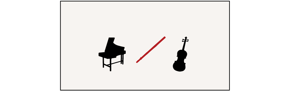 flute, cello and harpsichord trio